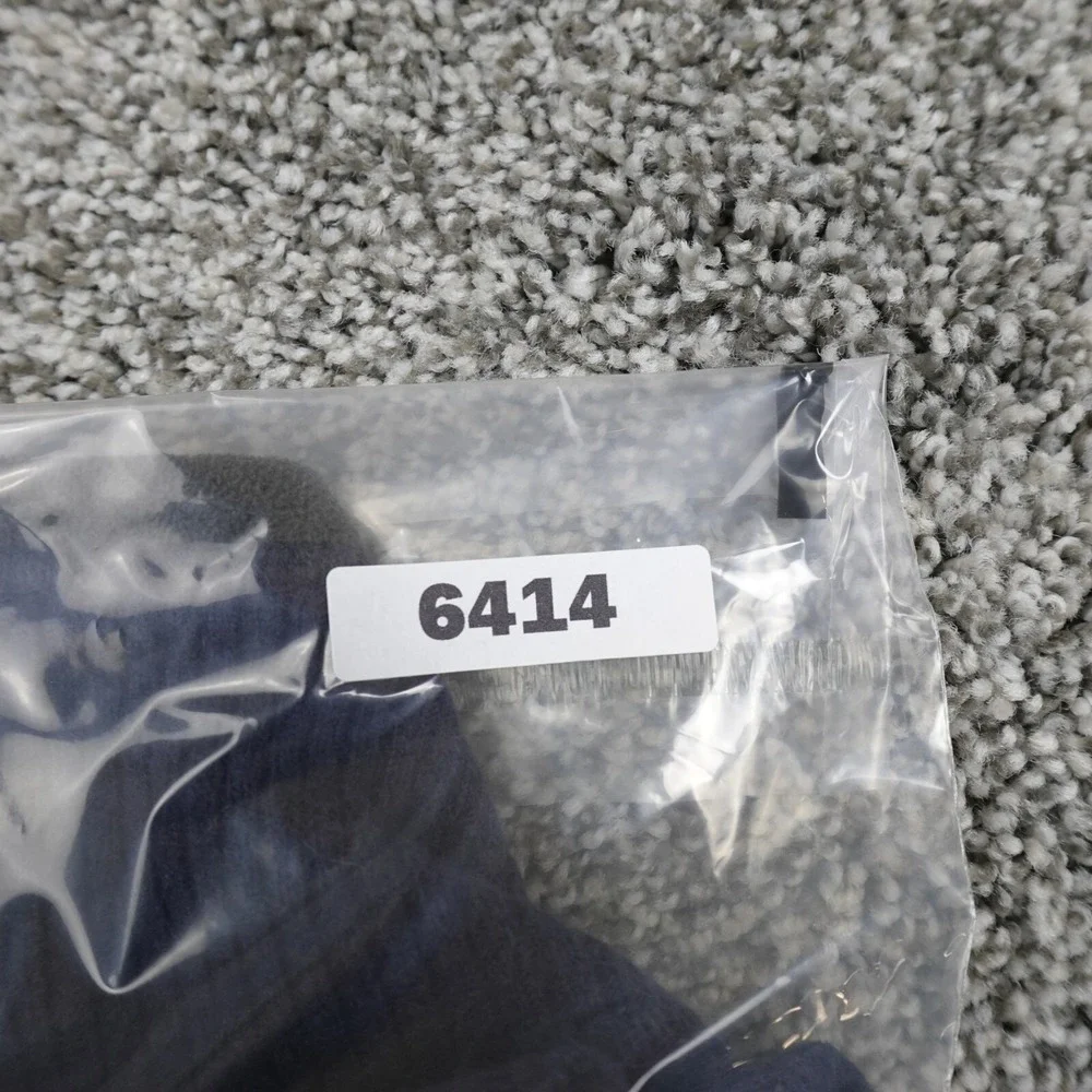 North Face Sweater Mens L Blue‎ Wool Blend Pullover 1/4 Zip Sweatshirt Outdoor